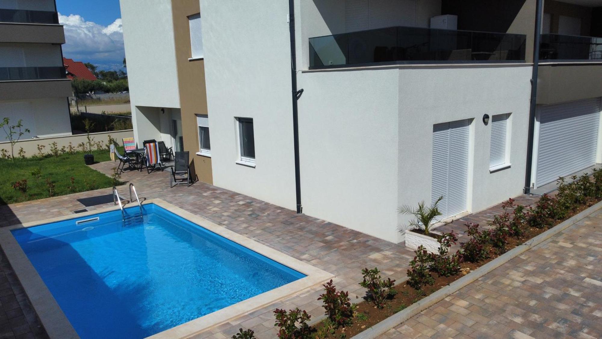 Apartment Relex With Pool & Jacuzzi Privlaka  Dış mekan fotoğraf